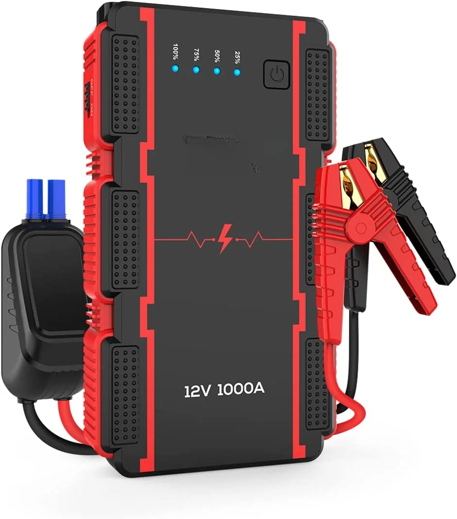 Utrai Jump Starter Car Battery Booster 1000A Peak Current Auto Emergency Tools With LED Smart Clamp Vehicle Starting Device OEM