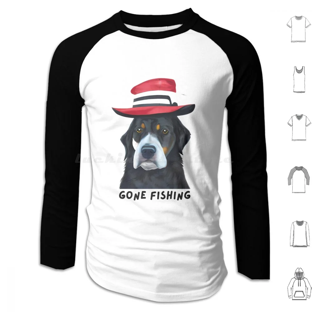 Ted com chapéu de Bob-Mortimer e Whitehouse Gone Fishing 'ted' Camiseta-Bob Mortimer Paul Whitehouse-presente de pesca com capuz de algodão
