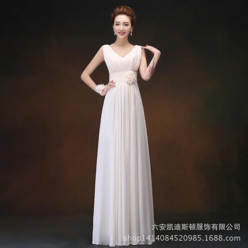 LAKD-0308#Bridesmaid Dress 2024 New Wedding Birthday Graduation Annual Meeting Banquet Evening Dress Long Style Wholesale Cheap