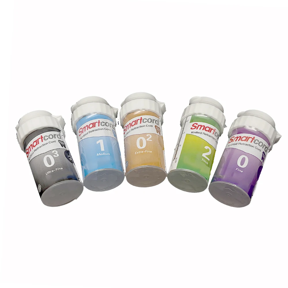 

Dentist Disposable Retraction Cord Knitted Cotton Thread for Effective Gum Control in Dental Practice non-impregnated