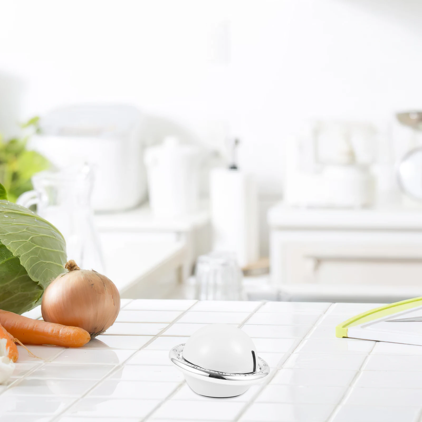 

Children Timer Manager White Kitchen Kids Mechanical Plastic Portable Reminder Visual Discipline Time Control Study Play