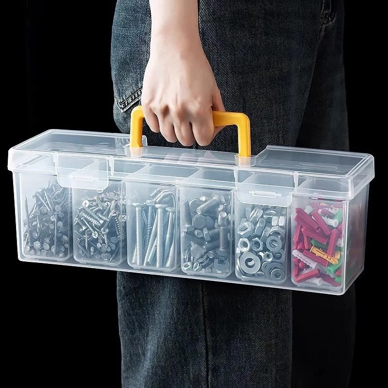 1/7pcs Tool Parts Storage Box Set Multi-Compartment Tool Organizer,Sorting Box For Screws,Wrenches,Hardware Accessories Toy【SMQ】