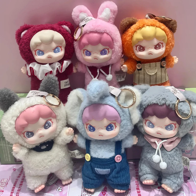 

TNT DORA Big Sister Fuzzy Zoo Series Виниловая плюшевая слепая коробка Таинственная игрушка Милая тема животного Коллекционная художественная фигурка Подарок Симпатичный винил