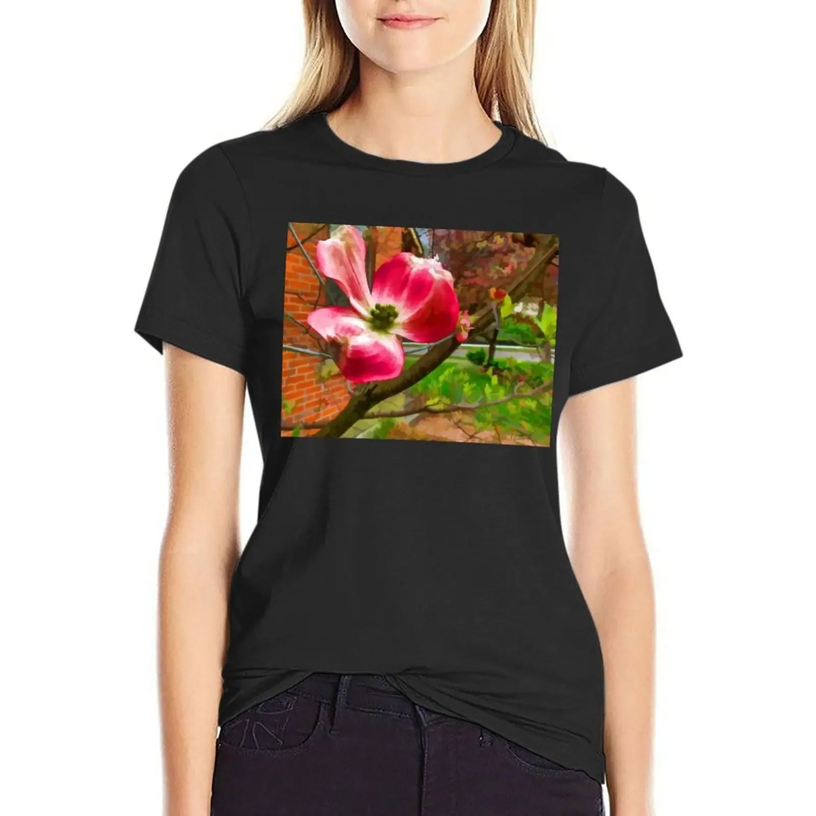 

Dogwood T-Shirt sports fans funny plus size tops female t shirts for Women graphic
