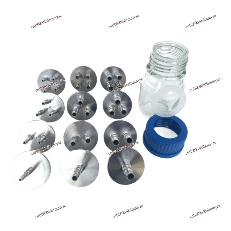 

Single-hole, double-hole, three-hole, four-hole GL45 stainless steel feeding cover, reactor feeding cover, fermenter blue cover