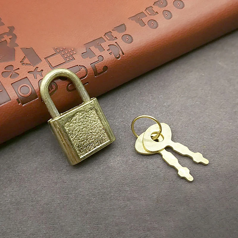 Mini Retro Padlock for Notepad Diary Small Luggage Box Lock With