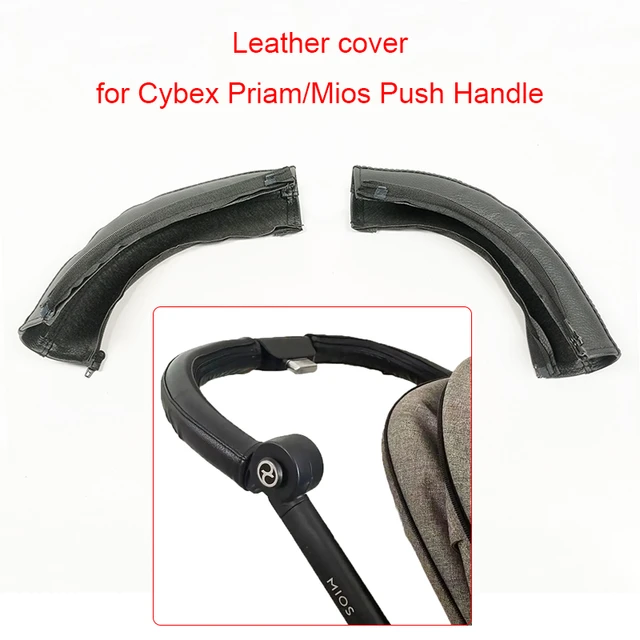 Leather Cover For Cybex Priam 2 3 4 Mios 2 3 Stroller Push Handle Mom Handrail Protective Case Baby Buggy Replace Accessories AliExpress