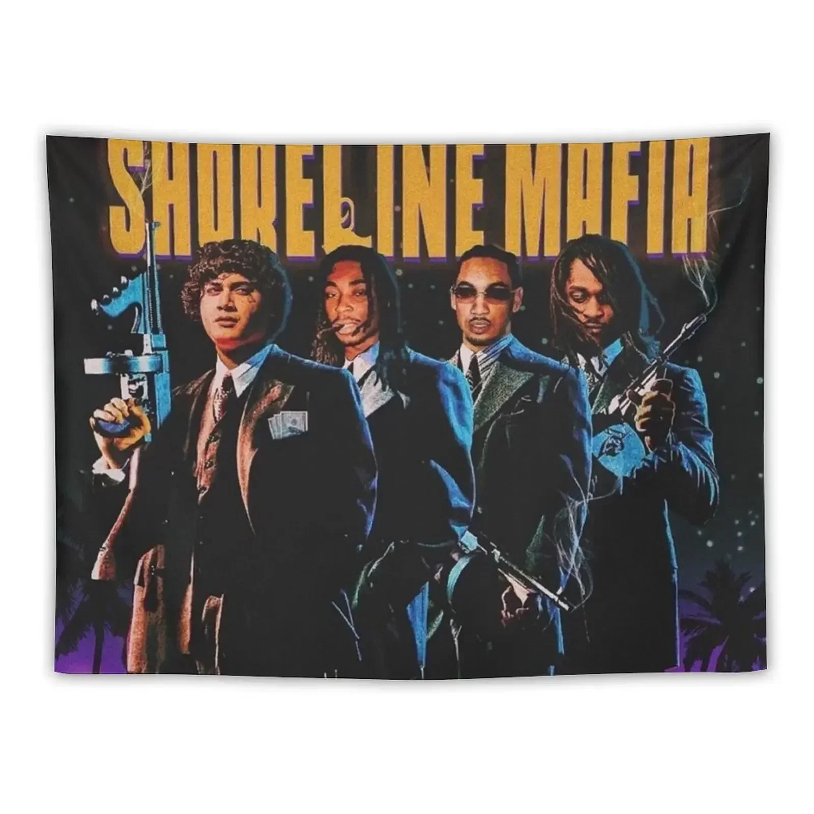 OHGEESY, Shoreline Mafia Tapestry Home Decorating Decorations For Your Bedroom Room Decorations Aesthetics Wallpaper Tapestry