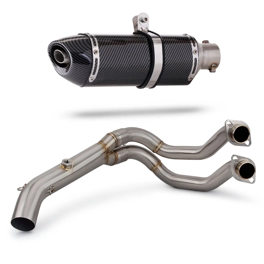 Uitlaatspruitstuk Z650 voor Kawasaki Ninja650 Z650 2017-2023 motorfiets uitlaatsysteem straatmotor R77 demper accessoires