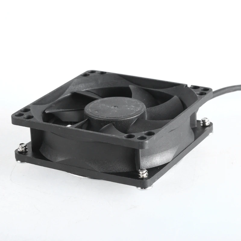 Adjustable Thermostat USB Cooling Fan for AV Cabinets 80mm, Enhances Air Circulation In Enclosed Spaces