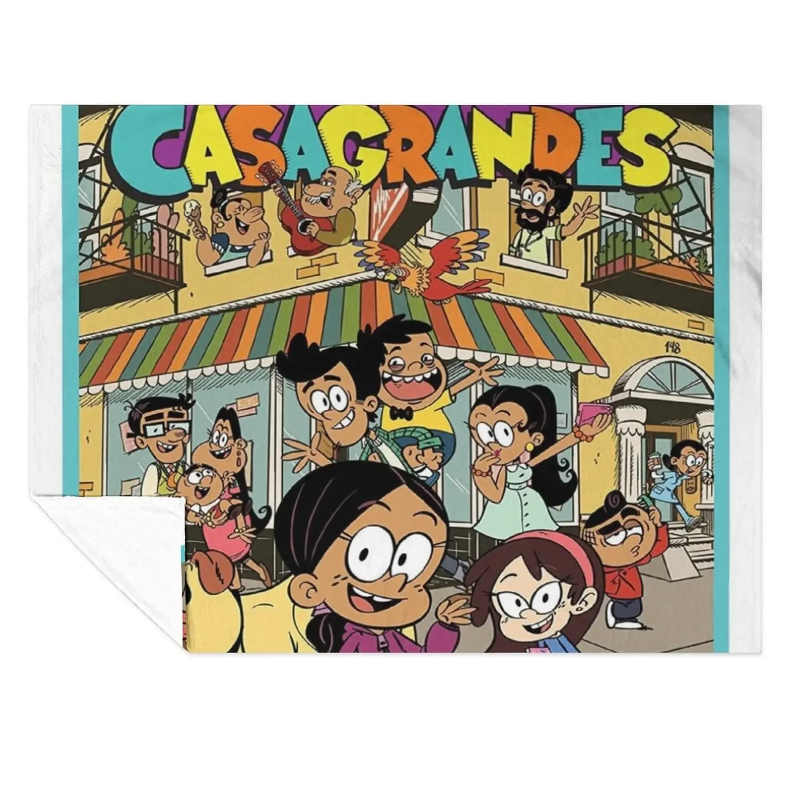

The Casagrandes (2019) Throw Blanket Vintage Giant Sofa Large Multi-Purpose Blankets