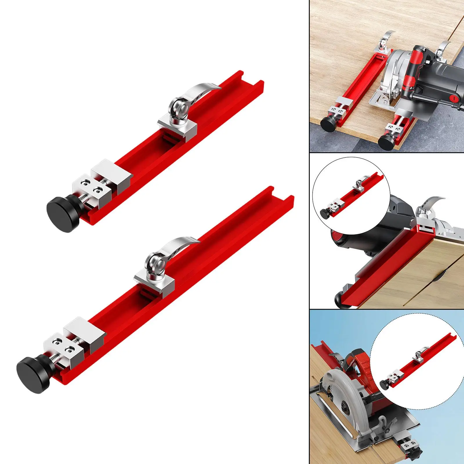 Aluminum Alloy Circular Saw Guide Rail Track Mounting Kit for Wood Cutting Machine Precision Work