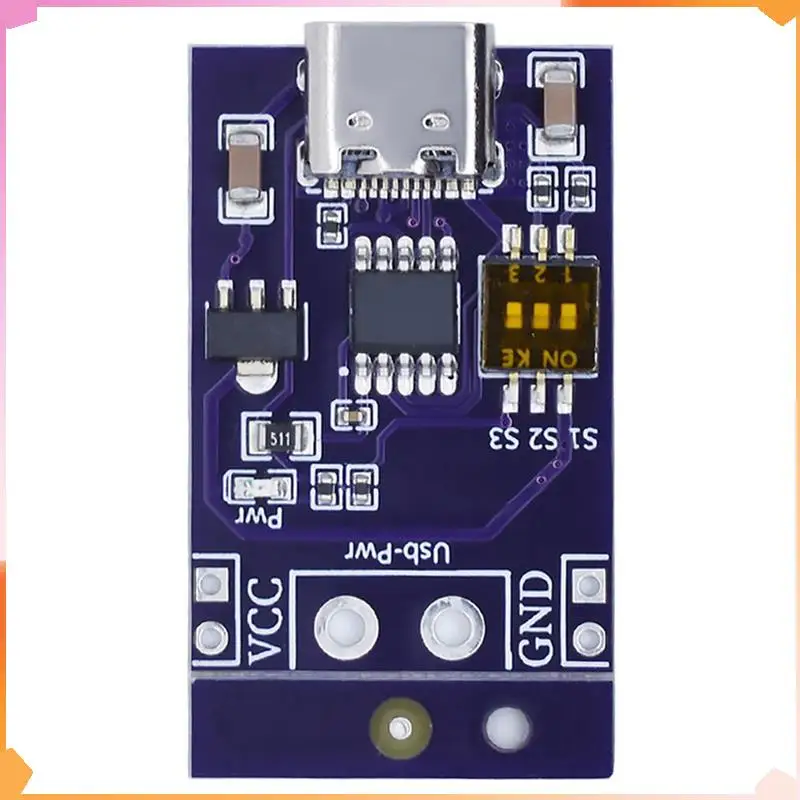 B94A 3X Type-C QC AFC PD2.0 PD3.0 To DC Spoof Scam Fast Charge Trigger Detector USB-PD Notebook Power Supply Change Board