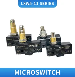 LXW5-11M 11Q1 11Q2 AC 380V DC 220V 10A Push Plunger Actuated Momentary Limit Switch Silver Point LXW5-11M