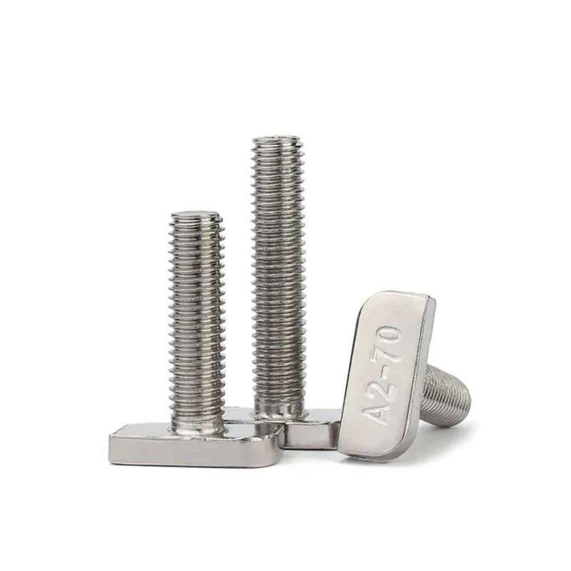 T Slot Bolt 304 Stainless Steel for Aluminum Extrusion Channel and Industrial Frame Assembly Flexible Mountinn Industrial Frames