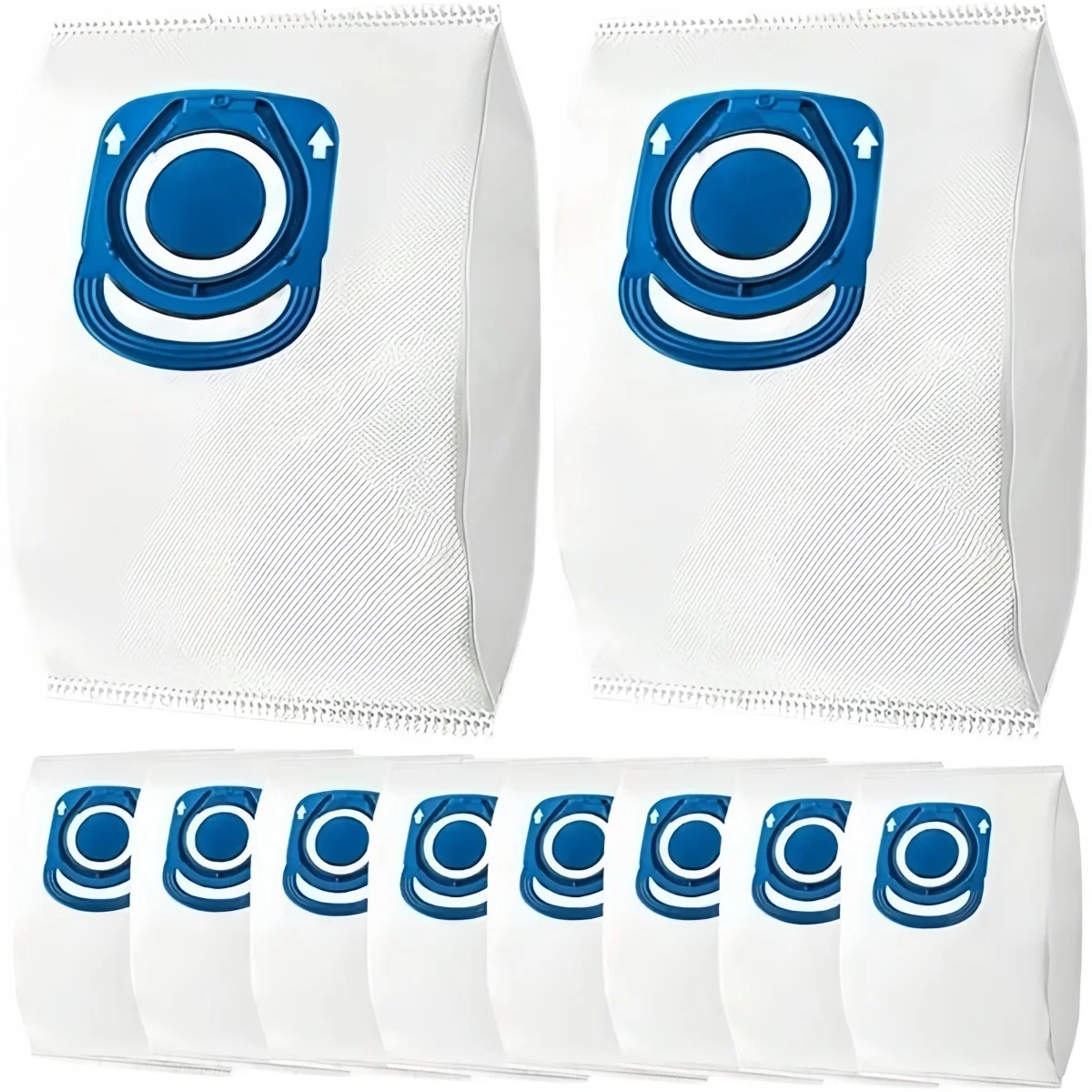 Paquete de 10 bolsas de polvo al vacío compatibles con Rowenta Hygiene+,ZR200520 ZR200720 ZR200920,Swirl R39,Silence Force,Compact X-Trem Power