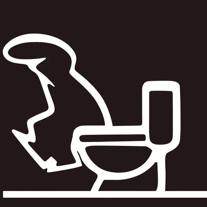 1 قطعة شعار مرحاض الحمام المعدني-ديكور حائط حديث ممتع، مناسب للمنزل والمكتب والمطعم - مثالي لتدفئة المنزل