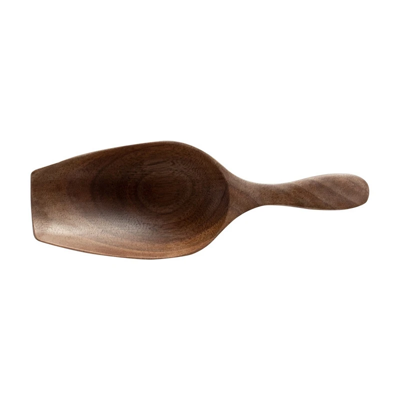 

Black Walnut Whole Wood Digging Coffee Bean Spoon Tea Shovel Wooden Coffee Spoon