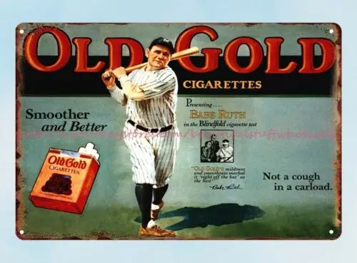 tobacco cigarettes Not a Cough in Carload Baseball Athlete Babe Ruth 19