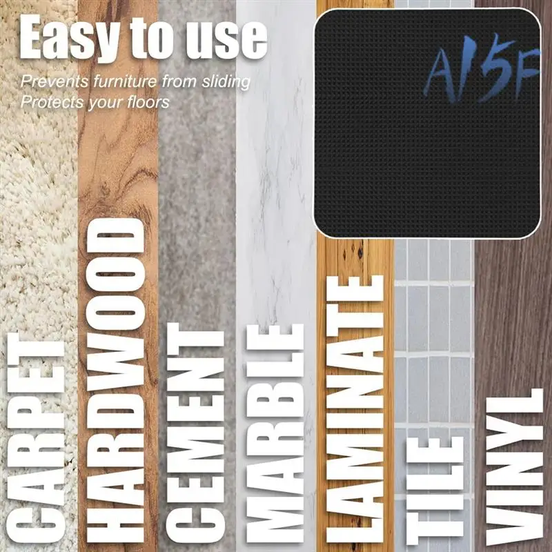 

A15F-Recliner Pads For Hardwood Floors Non Skid Furniture Gripper Pad Floor,Anti Slide Furniture Pad Floor Protector