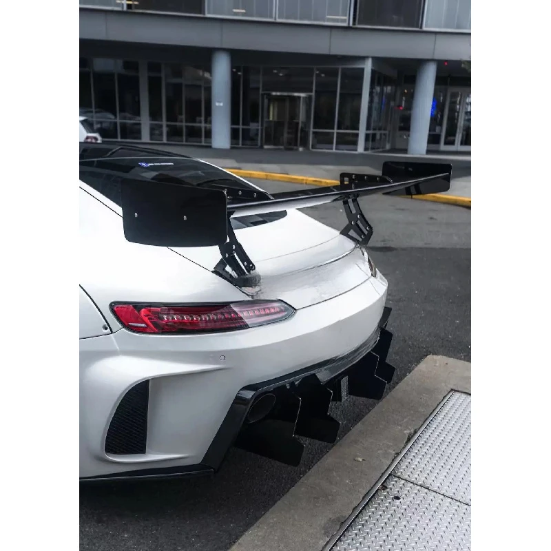 Carbon Fiber Rear Wing Spoiler For GT GTC GTS GTR