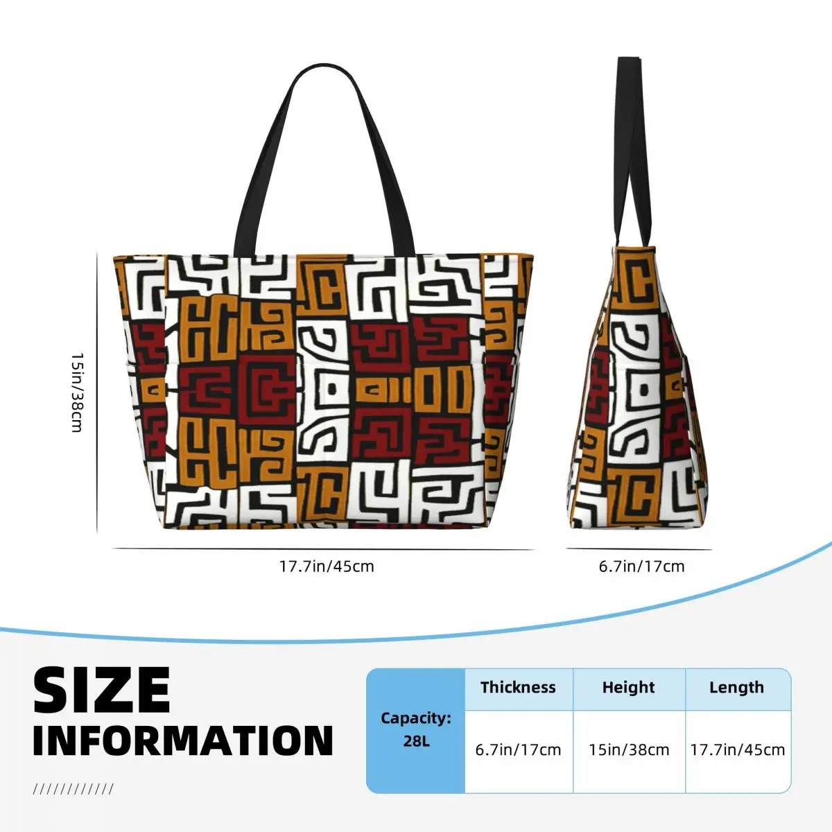 Bolso de playa de tela africana Kuba, bolso deportivo para gimnasio, yoga, bolso grande, bolso de viaje para mujer, bolso para actividades físicas.