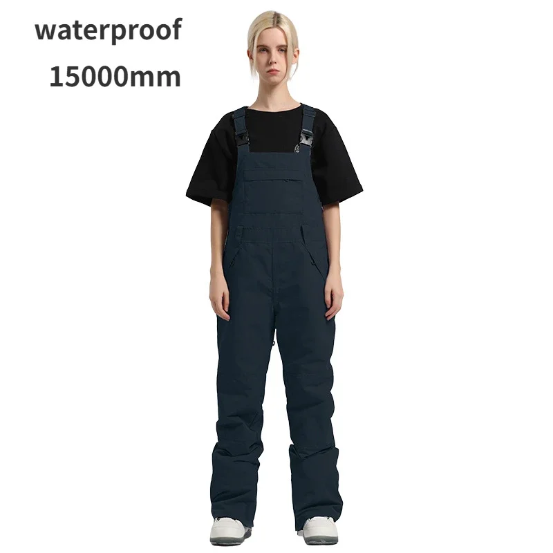 Ski pants women's single double board windproof waterproof and wear-resistant