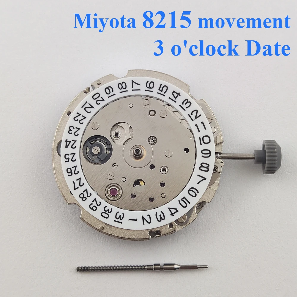 

Watch Movement Miyota 8215 Movement Automatic Movement Automatic Clockwork Watch Parts High Accuracy White 3 o'clock Date