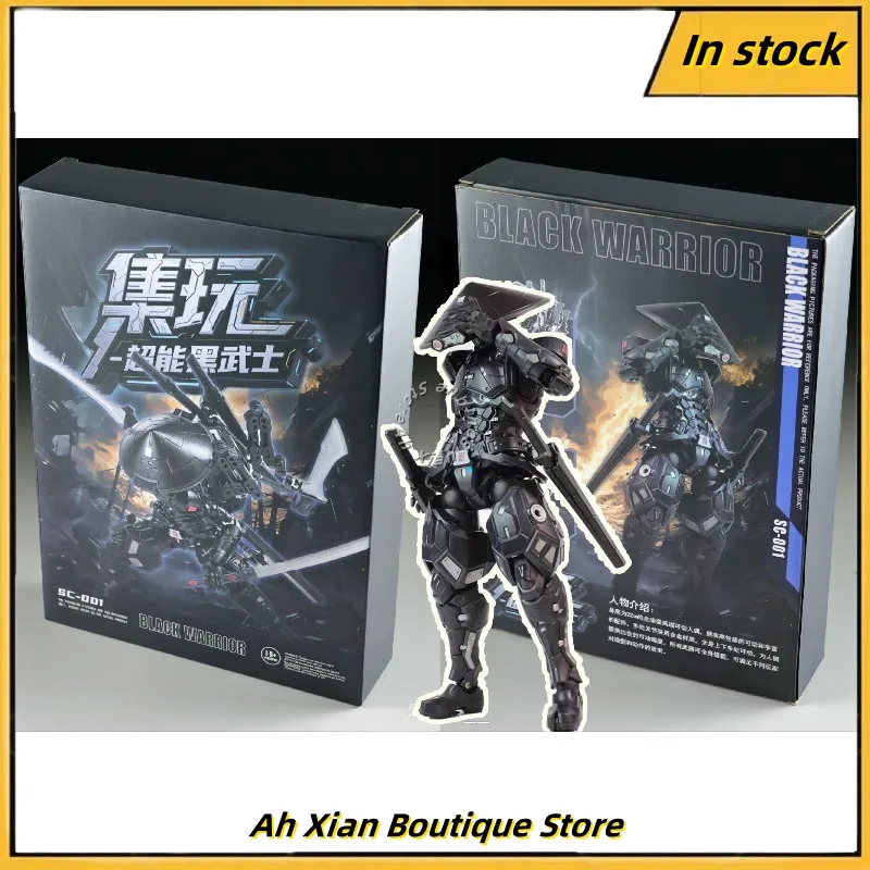 

Anime Black Warrior Action Figure Cool Snake Eye SC001 Black Warrior with Sword Movable Model Figurine for Kid Collection Gifts