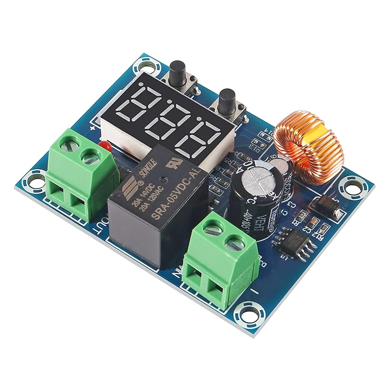 Top Deals 3PCS DC 12V-36V Voltage Protection Module Digital Low Voltage Protector Disconnect Switch Over Discharge Protection