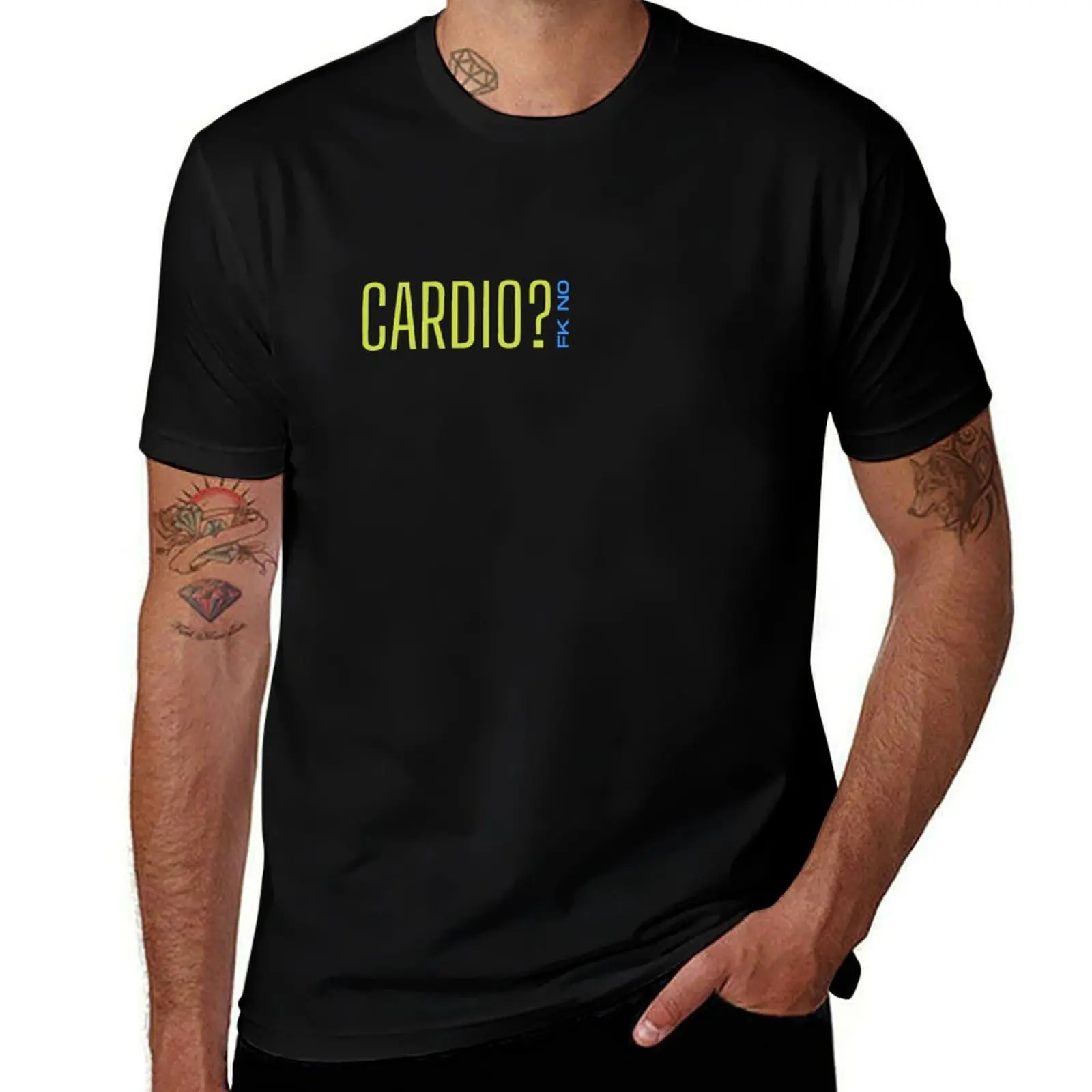 

CARDIO FK NO T-Shirt cotton t shirts high quality t shirt man luxury t shirts for man pack cotton T-Shirt