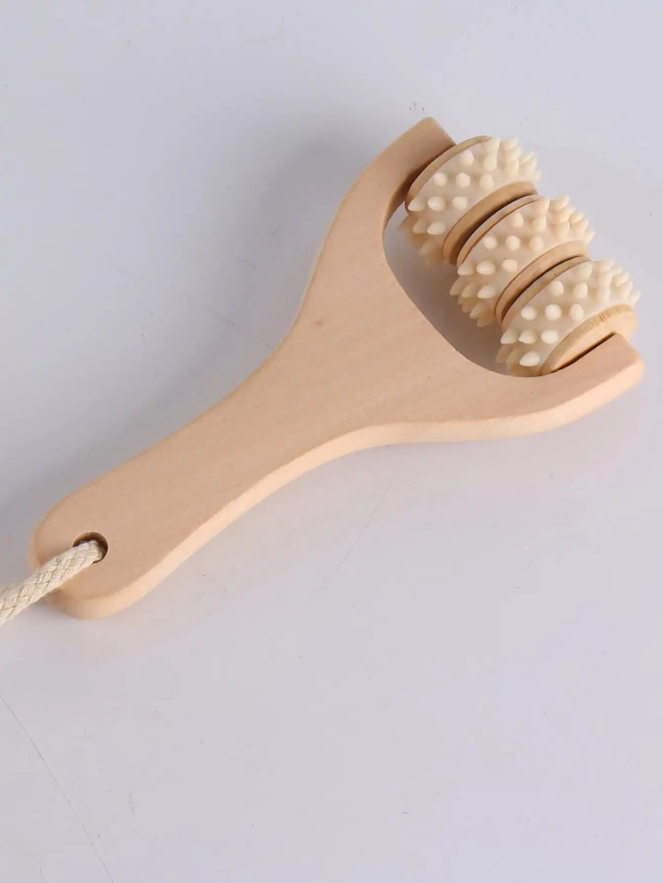 Wooden Roller Massager Therapy Body Massager Face Shoulder Neck Hand Push Rolling Massager Body Soothing Relaxing Massage Tools