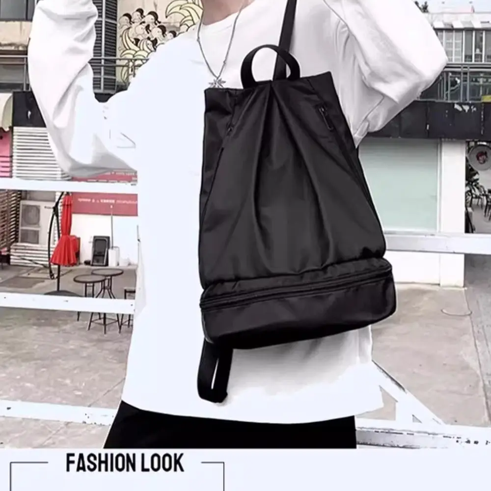 Fashionable Waterproof Travel Backpack Shoe Compartment Multi-pockets Sports Backpack Zip Closure Study Backpack Outdoor