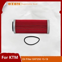 Motocicleta OTOM 77338005100 Filtro de aceite de papel de filtro de alta calidad para KTM HUSQVARNA SXF EXCF XCF XCFW FC FE FS FX 350 Motocross