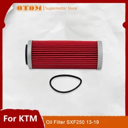 OTOM Motorcycle 77338005100 Oil Filter High Quality Filter Paper For KTM HUSQVARNA SXF EXCF XCF XCFW FC FE FS FX 350 Motocross