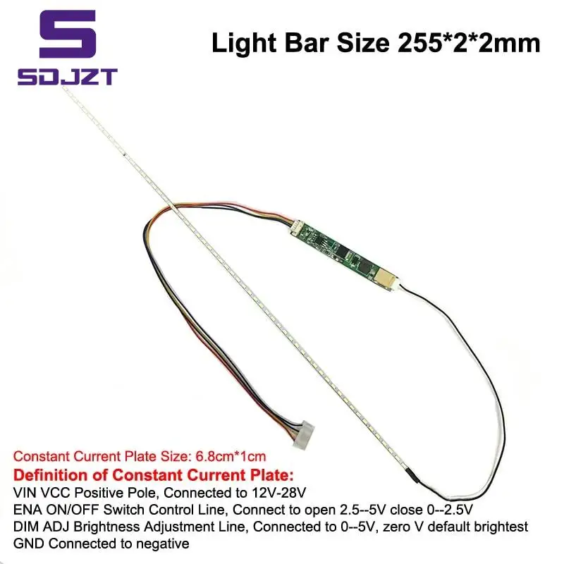 Laptop LCD 12.1 14.1 15.1 15.4 17.1 18.5 inch modified universal LED light bar LED backlight strip LCD retrofit general