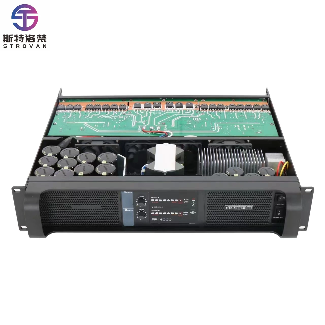 

FP14000 2 Channel Compact Design Professional Power Amplifier