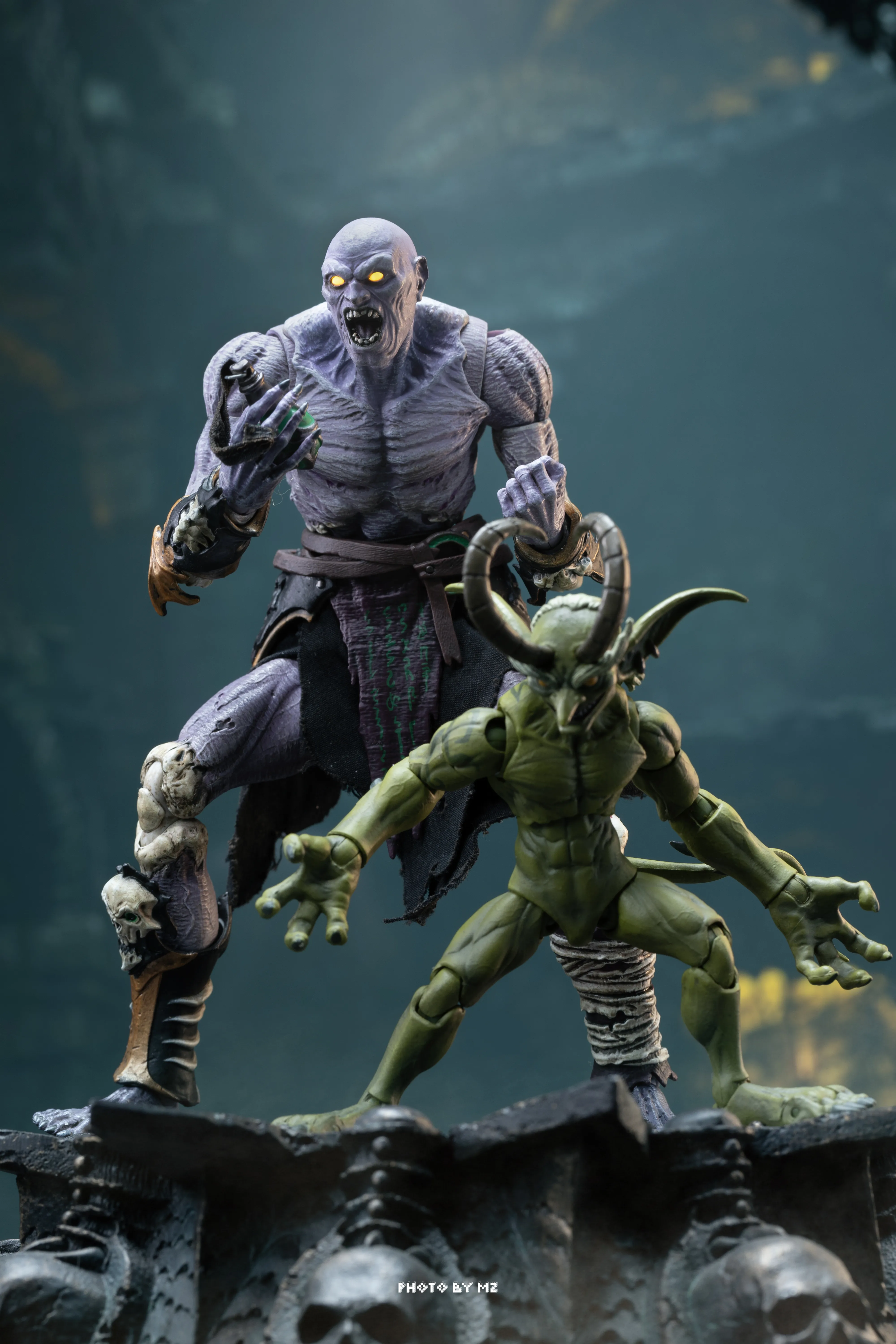 Memory Toys Undead Warlock Burning Legion LMP Action Figure Adventurer World Necromancer Baron Salman Demon Little Devil Toys