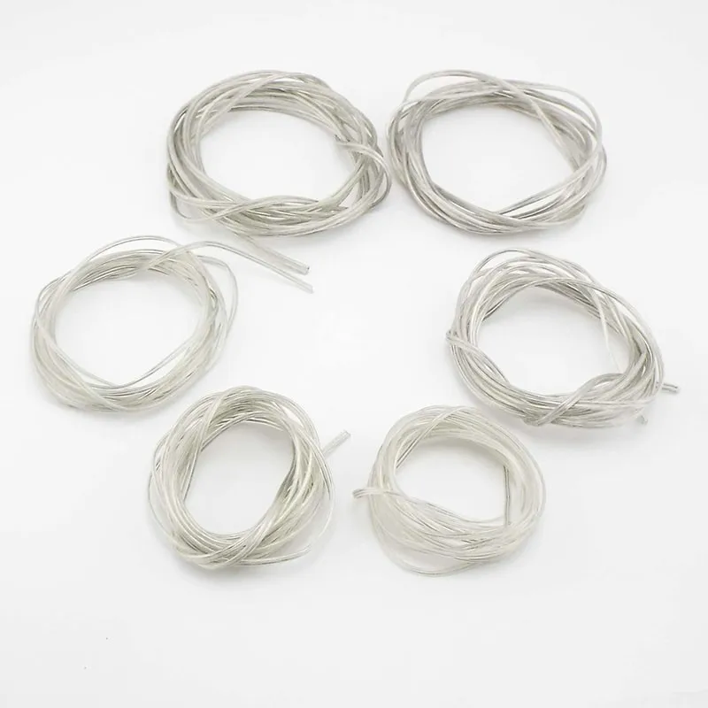 28/26/24/22/20/18AWG 2 Core Copper Wire Transparent Parallel Cable DC Power Flat Line 1A 2A 3A 5A 7A for LED Light Strip C2