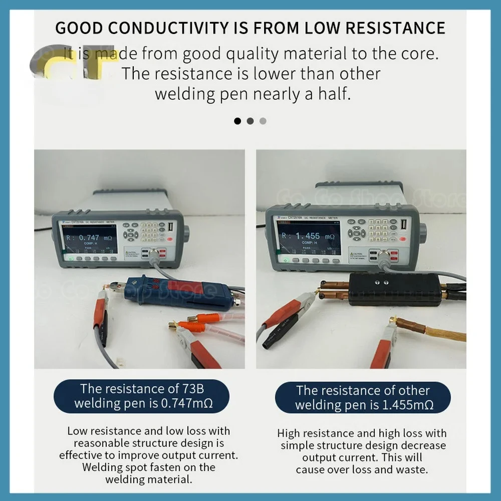 73B Integrated Spot Welding Pen Handheld DIY Precision Spot Welding For 737G+ 737DH Series Battery Spot Welder