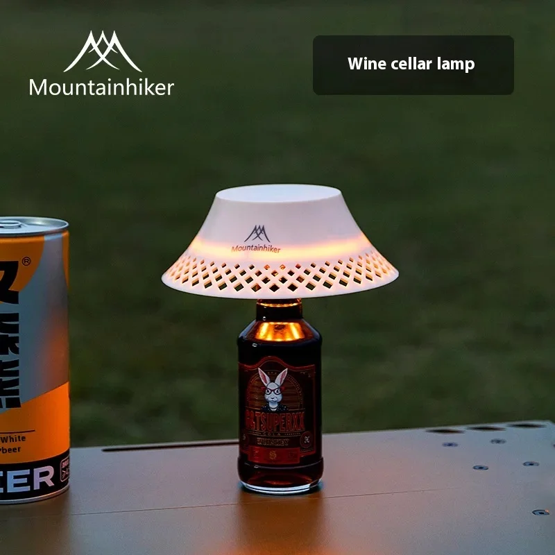 

Mountainhiker Wine Bottle Lampshade Outdoor Camping Light Portable LED Ambient Lightweight Decorative for Hiking Backpacking