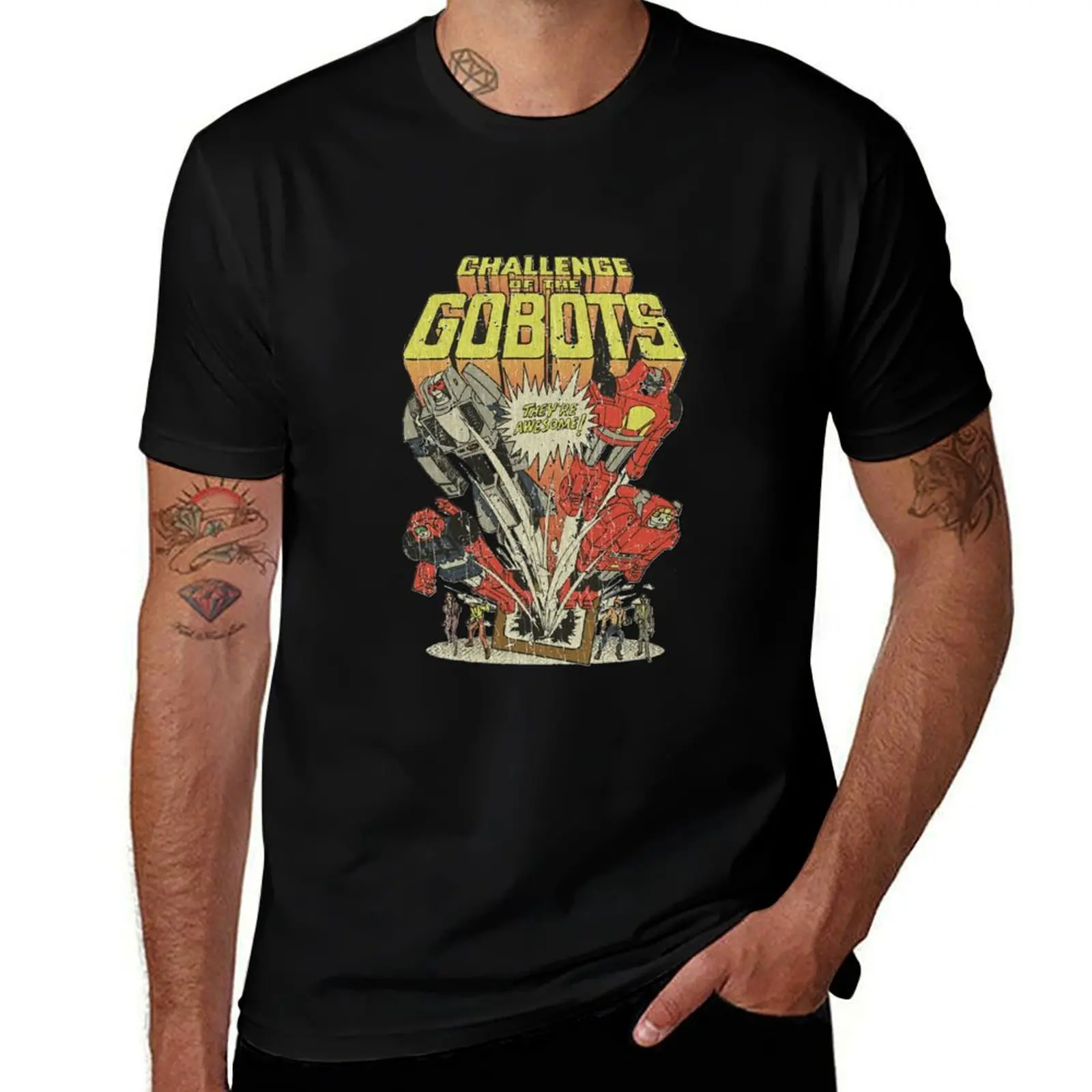 

Challenge of The GoBots 1984 T-Shirt new edition heavyweights designer shirts Personalized t-shirt mens graphic t-shirts hip hop