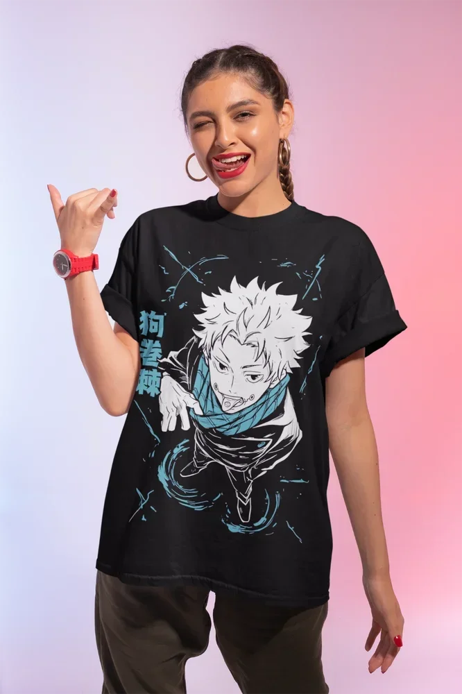 Inumaki Toge Unisex T-Shirt,Jujutsu Kaisen JJK Satoru Gojo Anime Tee