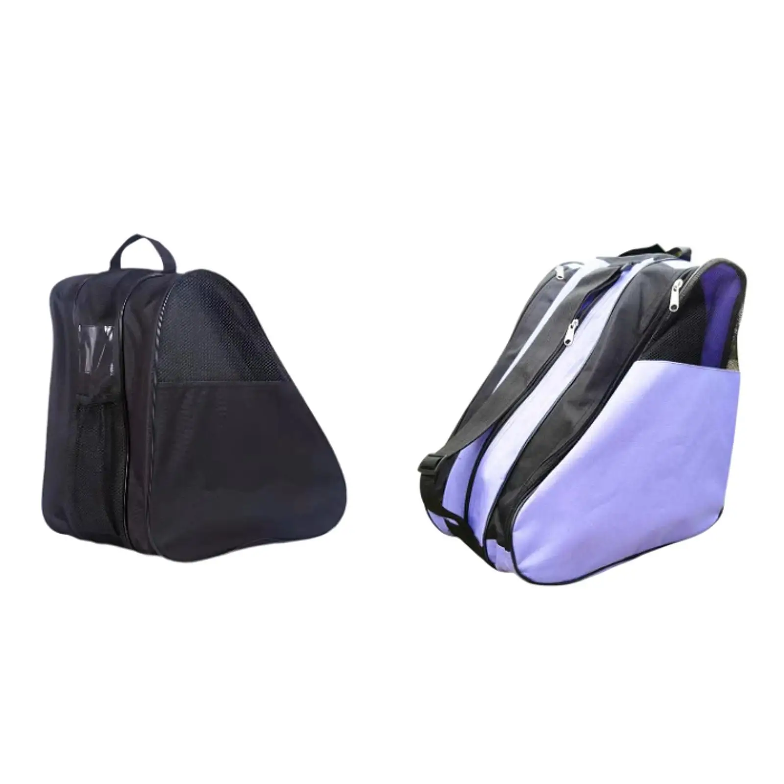 Roller Skate Bag Fashion Large Capacity Breathable Handbag for Knee Pads Hold Inline Skates Skating Accessories Unisex Youth