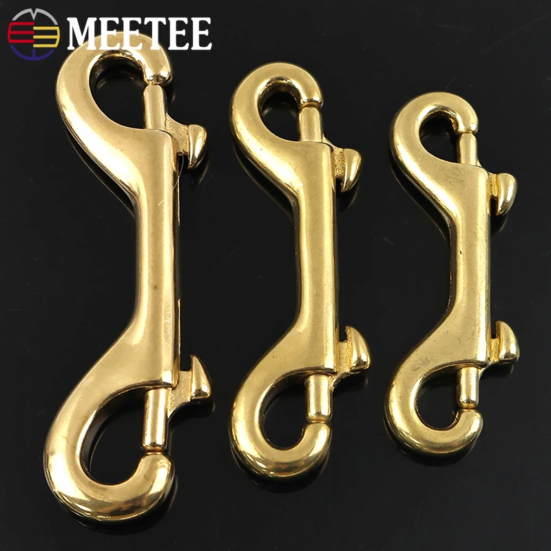 

1/2Pcs 78-100mm Metal Double Ended Carabiner Snap Hook for Pet Collar Bag Chain Connector Buckle Key Ring DIY Hardware Supplies