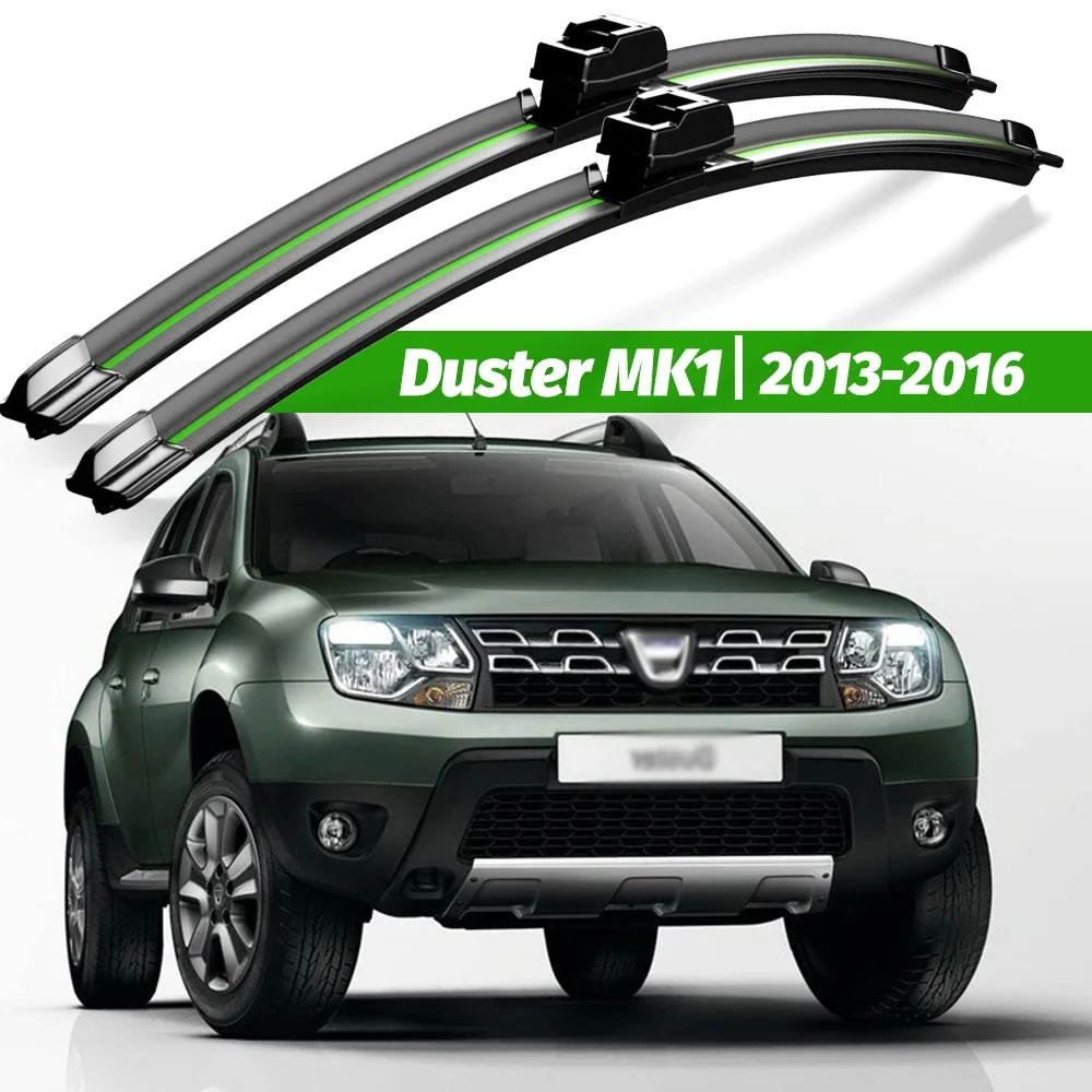 Wiper LHD Front Wiper Blades For Dacia Renault Duster 1 2013 - 2016 2014 2015 Windshield Windscreen Window 20\