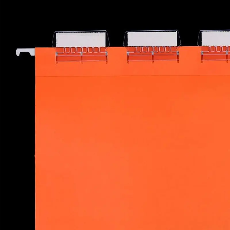 50Pcs File Folder Tabs Plastic Tabs Hanging File Folder Labels Tabs and Inserts Dropship