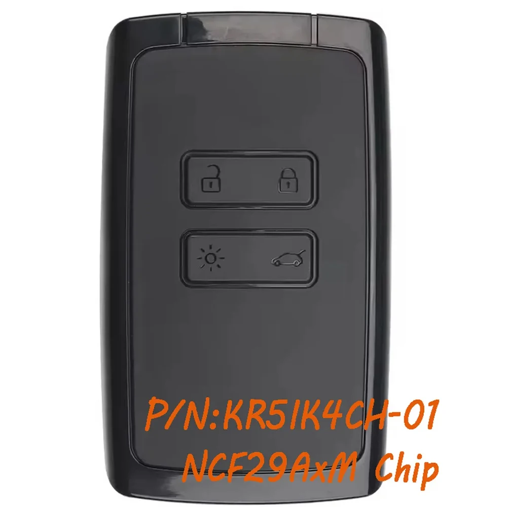 

NCF29AxM KR5IK4CH-01 для Renault Kadjar Clio5 Zoe2 Koleos Captur Scenic Megane Espace Talisman 2019-2023 умный дистанционный брелок