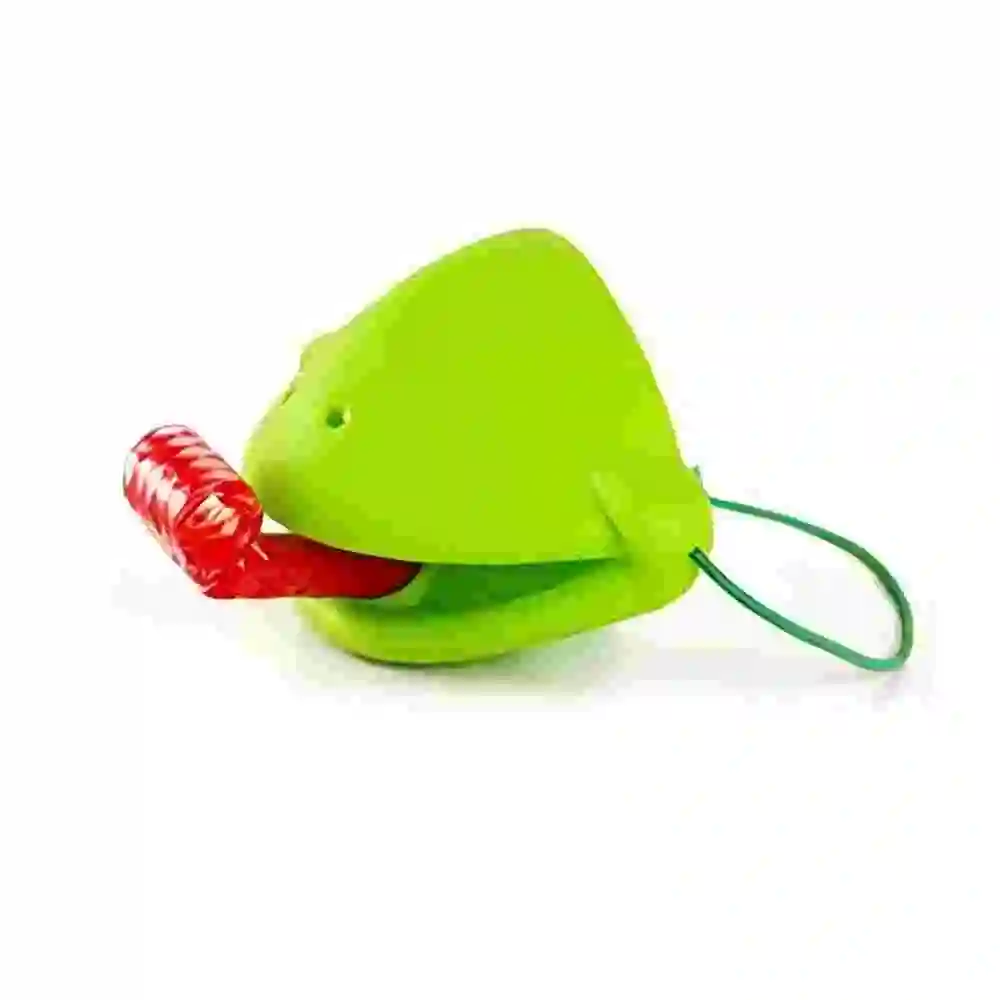 Funny Lizards Mask Toy Frog Tongue-Sticking TikTok Same Two-player Card Game Desktop Interactive Toys Parent-child Party Games