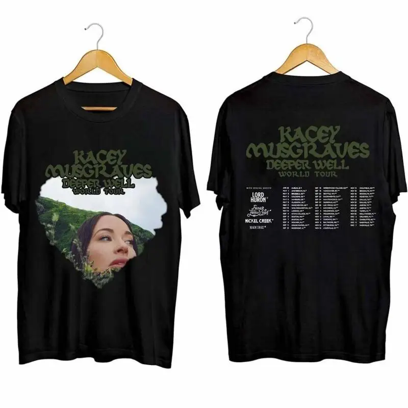 

Футболка с изображением Футболки Kacey Musgraves Deeper Well World Tour 2024, фанат